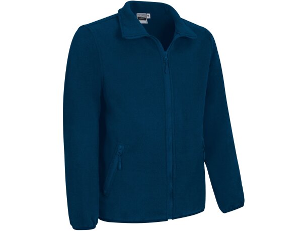 Polar personalizada James Valento micropolar azul con interior suave detalle 5