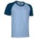 Camiseta Caiman Bicolor Niño Colores  Valento personalizada celeste-marino