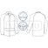 Chaquetas trabajo capucha poliéster 180 g/m2 Walter detalle 1