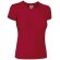 Camiseta Clasica mujer  PARIS Valento Rojo loto