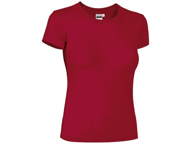 Camiseta Paris mujer algodón ring spun 160 cuello canalé detalle 5