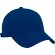 Gorra Caribbean de sarga con panel frontal liso para sublimación Azul marino orión