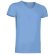 camiseta cuello de pico de valento valento azul claro