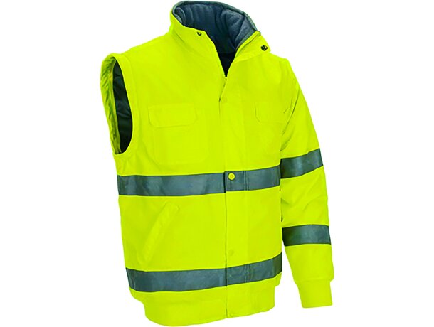 Chaqueta desmontable alta visibilidad Flinders detalle 1