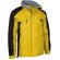Chaquetón impermeable de abrigo con capucha Valento amarilla