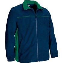 Chaqueta polar Thunder bicolor con cuello alto