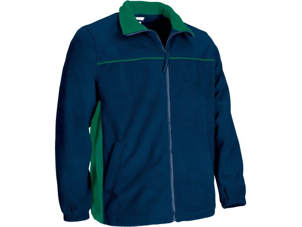 Chaqueta polar Thunder bicolor con cuello alto