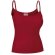 Camiseta tirante fino de mujer Valento roja