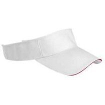 Visera de algodón Valento blanca Visera de algodón Valento blanca