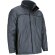 Parka Thunder impermeable bicolor con capucha y acolchado rombos Gris cemento/negro