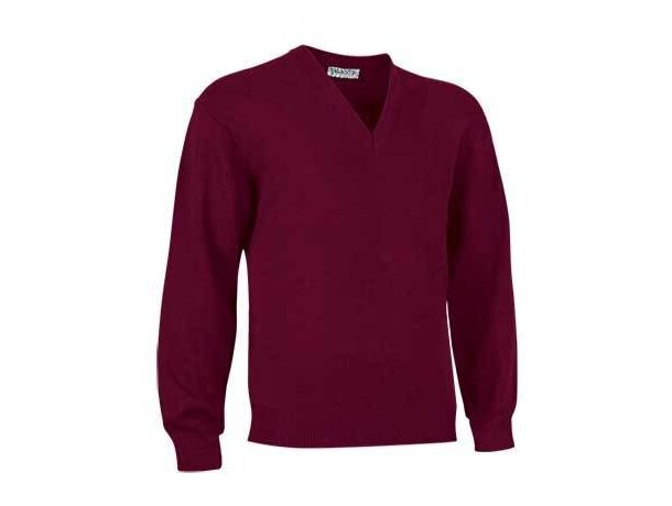Jersey cuello de pico de trabajo Valento personalizado burdeos Jersey cuello de pico de trabajo Valento personalizado burdeos