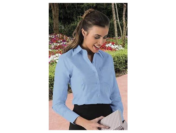 Camisa entallada de mujer manga larga Valento
