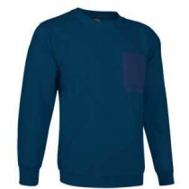 Sudadera de felpa con bolsillo Valento azul Sudadera de felpa con bolsillo Valento azul