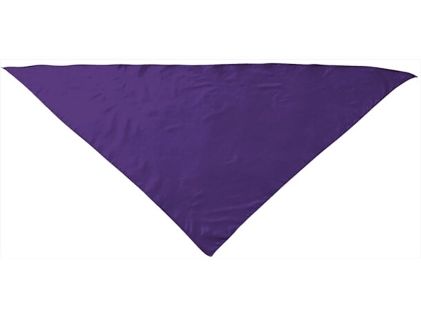 Pañuelo Fiesta triangular tafetán brillante con logotipo niño adulto detalle 1