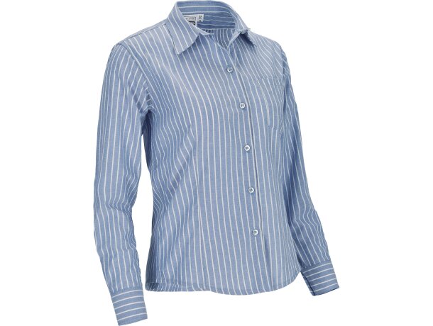 Camisa de rayas manga larga mujer Corporation detalle 1