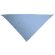 Pañuelo de forma triangular Valento personalizado azul claro