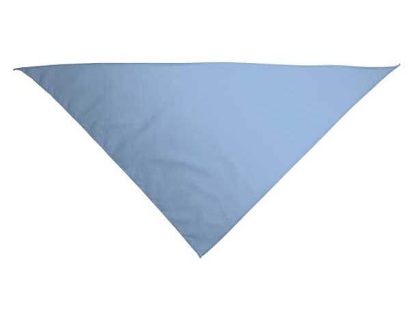 Pañuelo de forma triangular Valento personalizado azul claro