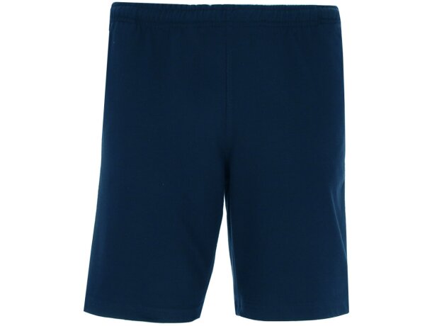 Pantalón corto deportivo Galius azul marino con cintura elástica detalle 2