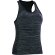 Camiseta técnica mujer Lucy sin mangas transpirable Antracita vigoré