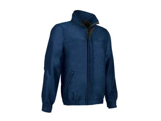 Cazadora tejido técnico Valento personalizada azul