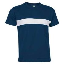 Camiseta manga corta combinada Valento azul Camiseta manga corta combinada Valento azul