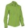 Camisa entallada de mujer manga larga Valento personalizada verde
