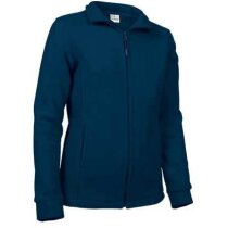 Forro Polar con cremallera larga de mujer Valento personalizado azul Forro Polar con cremallera larga de mujer Valento personalizado azul