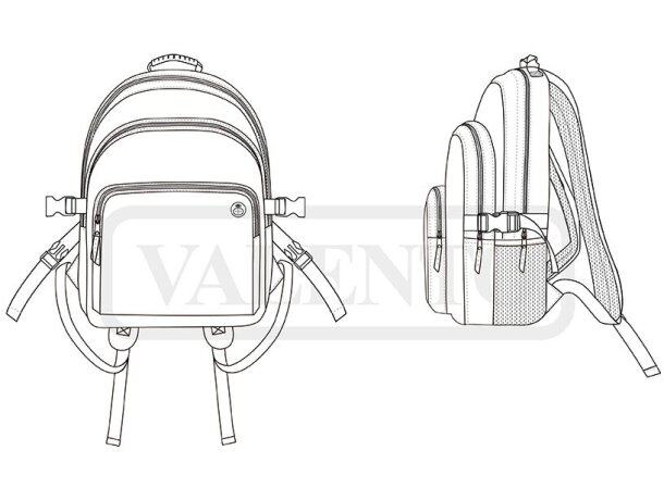 Mochilas deportivas en pvc 550 g/m2 Werpat detalle 1