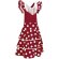 Vestido infantil Buleria con volantes y estampado flamenco Azul marino océano