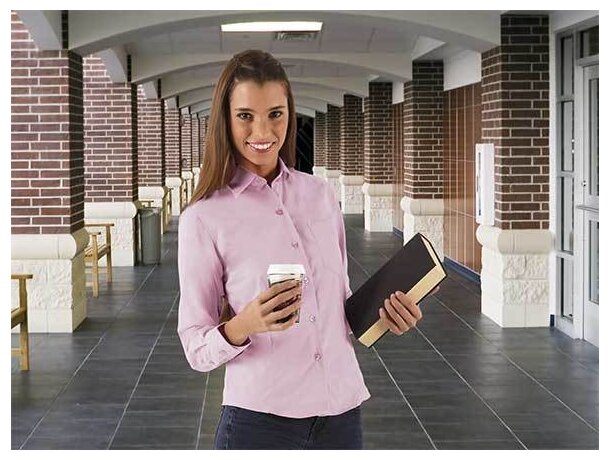 Camisa manga larga de mujer de vestir Valento