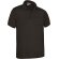 Polo manga corta unisex con bolsillo en pecho de poliéster 170 g/m2 California Negro