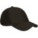 Gorra Odyssey Valento de sarga de algodón transpirable Negro