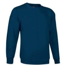 Sudadera de felpa con cuello redondo lisa Valento azul Sudadera de felpa con cuello redondo lisa Valento azul