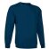 Sudadera de felpa con cuello redondo lisa Valento azul