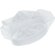 Gorro Croissant blanco con canalé elástico