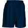 Pantalón corto deportivo Drive de poliéster transpirable Azul marino orión