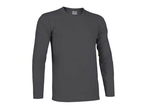 Camiseta manga larga unisex sin pulos Tiger de Valento 160 gr Valento gris