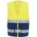 Chaleco alta visibilidad Lisburn con bandas reflectantes detalle 2
