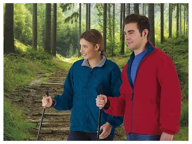 Chaqueta reversible polar y nylon Valento personalizada