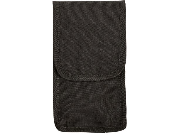 Portamóvil TELKOS con logo canvas impermeable enganche cinturón detalle 1