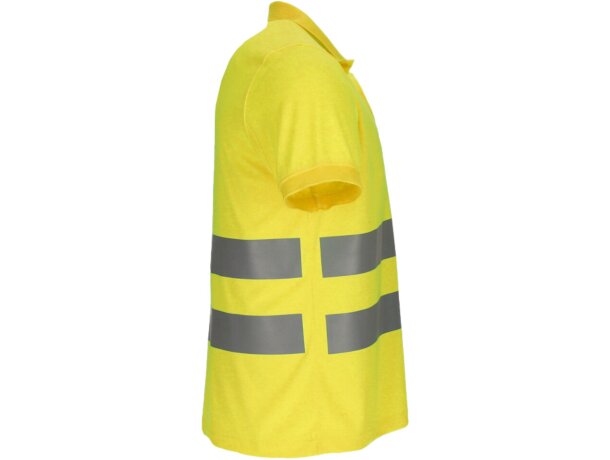 Polo alta visibilidad manga corta Lexington con cintas reflectantes detalle 5