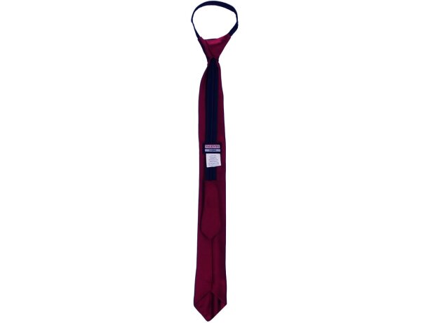 Corbata Casino preatada con ajuste de cremallera para uniforme detalle 4