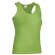 Camiseta de tirantes mujer lisa Valento verde