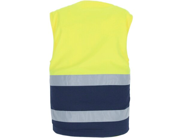 Chaleco alta visibilidad Lisburn con bandas reflectantes detalle 4