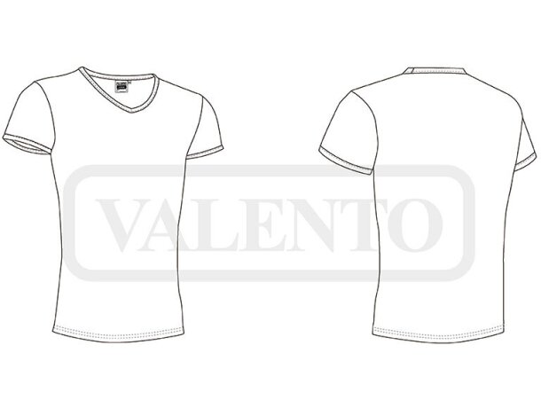 Camiseta cuello de pico COBRA Valento detalle 1