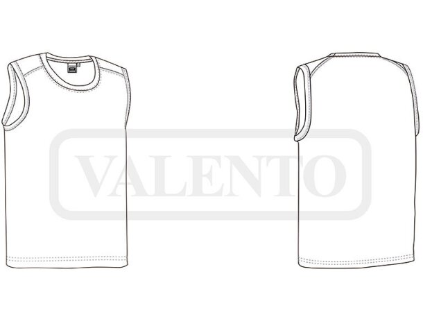 Camiseta Sin mangas SPRINT Valento detalle 1