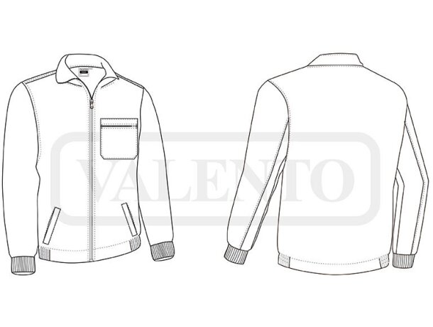Chaqueta trabajo de polar interior Winterfell detalle 1