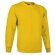 Sudadera Felpa Cuello Redondo Valento amarilla con logo