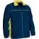 Chaqueta polar Thunder bicolor de doble capa para trabajo Azul marino orión/amarillo limón