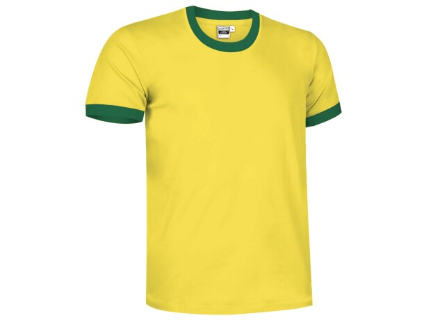 Camisetas publicitarias Combi bicolor ring spun 160 g/m² niño detalle 5